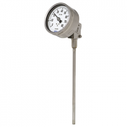 Gas-actuated thermometer